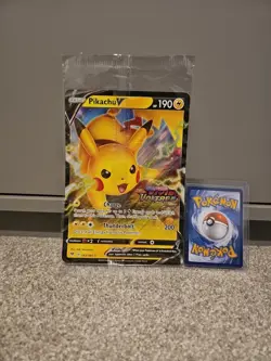 Pokemon TCG Pikachu V Vivid Voltage 043/185 Jumbo Promo Card Sealed - Image 1