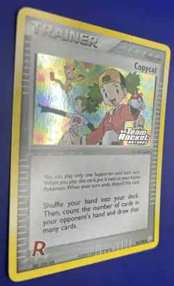 Pokemon Card Copycat 83/109 Trainer Stamped Holo UnCommon Team Rocket Returns - Image 3