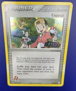 Pokemon Card Copycat 83/109 Trainer Stamped Holo UnCommon Team Rocket Returns - Image 5