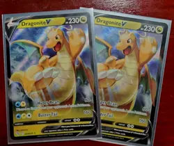 Dragonite V 049/078 -Pokemon Go- NM - Mint Holo Ultra Rare Pokemon TCG Card - Image 2