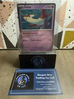 SVP139 Latias- Stellar Crown Black Star Promo Cosmo Holo Rare - Pokemon Card TCG - Image 1