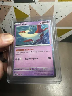 SVP139 Latias- Stellar Crown Black Star Promo Cosmo Holo Rare - Pokemon Card TCG - Image 3