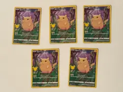 5 x Pokemon Pikachu TCG Celebrations Card 005/025 Bundle - Image 1
