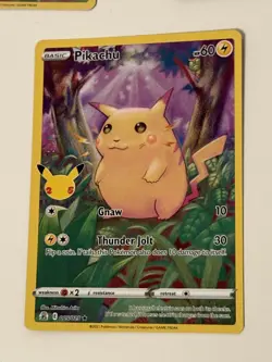5 x Pokemon Pikachu TCG Celebrations Card 005/025 Bundle - Image 2