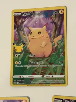 5 x Pokemon Pikachu TCG Celebrations Card 005/025 Bundle - Image 3