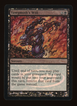 Yawgmoth's Will - FOIL - MTG Judge Promo - RareCo - Image 1