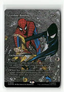 Foil Leyline Binding (Borderless) M Marvel Universe Eternal-Legal 2 NM - Image 1