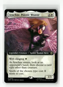 Arachne, Psionic Weaver (Extended Art) R Marvel's Spider-Man 245 NM - Image 1