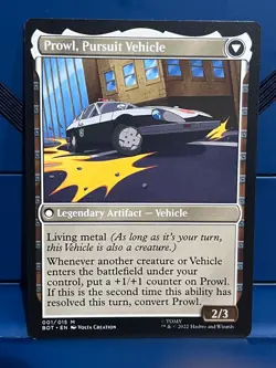MTG Transformers Prowl, Stoic Strategist Mythic NM/M BOT - Image 2