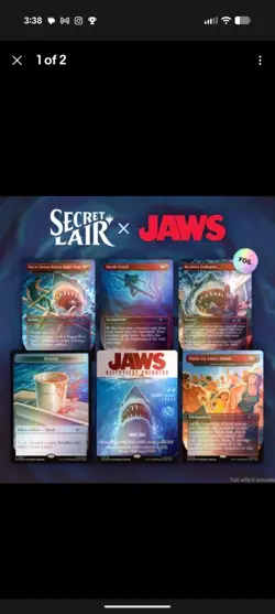 MTG Secret Lair PRESALE - Foil JAWS Terror of Amity Island Set Confirmed Order - Image 1