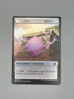 Powerstone Ravage Double-sided Token The Brothers' War Foil - Image 2