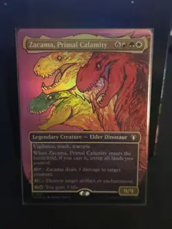Zacama, Primal Calamity (Borderless) Commander Masters Foil - Image 1