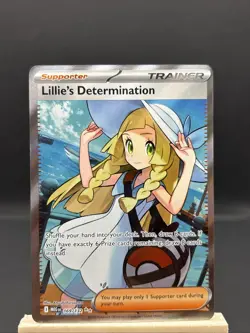Pokemon TCG Mega Evolution Lillie’s Determination Full Art Trainer Card 169/132 - Image 1