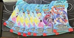 Pokemon TCG Scarlet & Violet Journey Together Lot of 10 Sealed Booster Packs New - Image 1