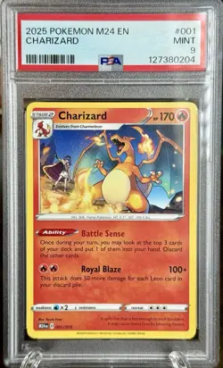 PSA 9 2025 Pokemon M24 Mcdonald'S Collection #001 Charizard - Image 1
