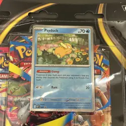 Pokemon TCG Mega Evolution Base Set 3-Pack Blister |Psyduck |BRAND NEW SEALED - Image 2