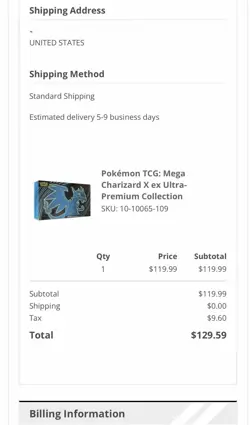 Pokemon TCG Phantasmal Flames Mega Charizard X EX UPC CONFIRMED 11/14 PRE-SALE! - Image 4