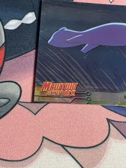Pokemon Mewtwo Strikes Back Topps Holo Foil #1 Legends Mew - Image 5