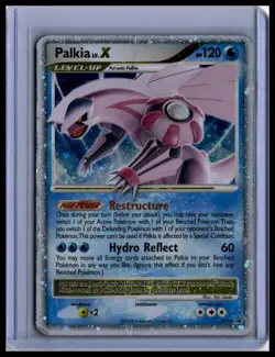 2007 Pokemon Diamond and Pearl Promos Palkia LV.X #DP18 DMG - Image 1