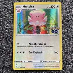 Pokemon GO TCG Karte - Heiteira 052/078 - Reverse - Holo - Near Mint - Deutsch - Image 1