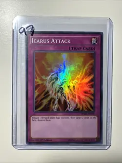 Yugioh Icarus Attack WIRA-EN058 Super Rare 1st Ed NM - Image 1