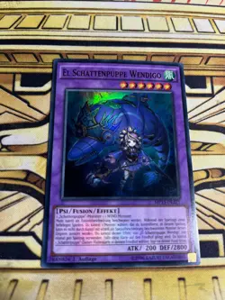 Yugioh El Schattenpuppe Wendigo Super Rare Mp15-DE221 - Image 1