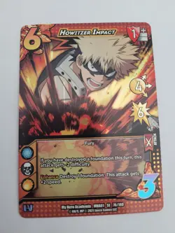 UniVersus Card Howitzer Impact My Hero Academia MHA01 SE 76/180 Starter Foil! NM - Image 3