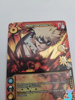 UniVersus Card Howitzer Impact My Hero Academia MHA01 SE 76/180 Starter Foil! NM - Image 5