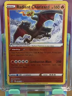 CGC 10 Radiant Charizard 020/159 Crown Zenith Shiny Holo Rare Tcg Pokemon Card - Image 5