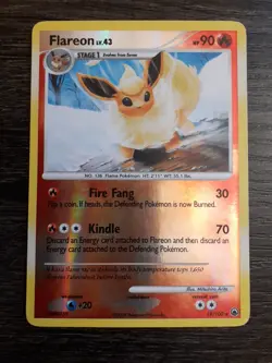 Pokemon TCG Flareon Majestic Dawn 19/100 Reverse Holo Rare Card - Image 1