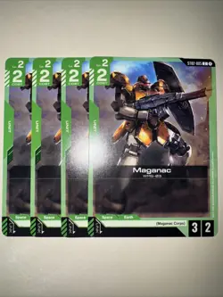 Gundam TCG Maganac ST02-005 C X4 Playset Card Game CCG English - Image 1