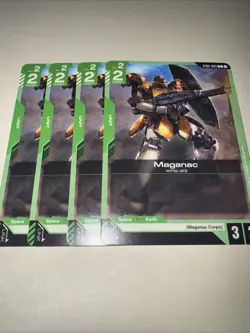 Gundam TCG Maganac ST02-005 C X4 Playset Card Game CCG English - Image 4