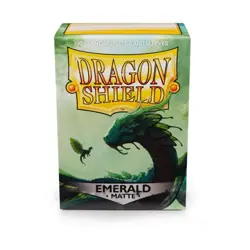 Arcane Tinmen Card Protection Standard Sleeves - Matte Emerald (100) SW (New) - Image 1