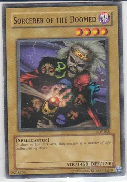 Yugioh - Konami - Yu-Gi-Uh! - Sorcerer of the Doomed - SDY-038 - Trading Card - Image 1