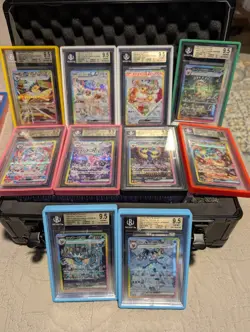 Pokemon Card Terastal Festival Eeveelution Japanese SV8a Set of 10 Bgs 9.5 - Image 1