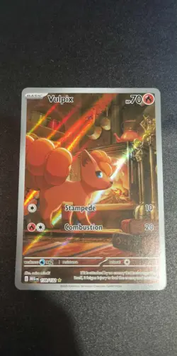 Alolan Vulpix Pokemon TCG Pocket Illustration Rare Card - Image 1
