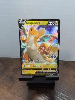 Dragonite V Pokemon Go SWSH235 SWSH: Sword & Shield Promo Card Holo - Image 1
