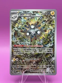 Pokemon TCG Magneton 159 Holo Surging Sparks ETB Promo Card NM Condition - Image 1