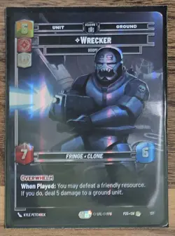 Wrecker - Sector Qualifier Silver Pack Card - Star Wars Unlimited - Image 1