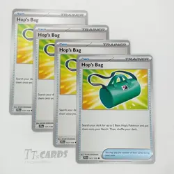 Hop's Bag 147/159 x4 - 4x Playset - Pokemon S&V Journey Together - 4 Card Set - Image 1