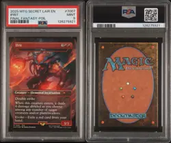 PSA 9 IFRIT FOIL Magic The Gathering X Final Fantasy Secret Lair Bonus Card 7007 - Image 5