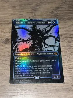 MTG Tekuthal, Inquiry Dominus (302/530) Phyrexia All Will Be One FOIL - Image 1