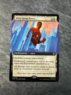 With Great Power... (Extended Art) Marvel's Spider-Man Regular NM - MTG - Image 1