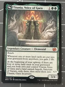 MTG Titania, Voice of Gaea The Brothers' War 193/287 - Image 1