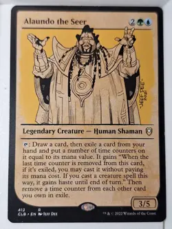 Alaundo the Seer - Showcase - Commander: Baldur's- Magic the Gathering MTG Nice! - Image 1