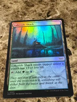LAKESIDE SHACK Magic MTG Duskmourn Foil - Image 1