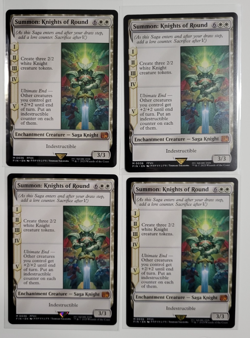 Magic MTG Final Fantasy Summon: Knights of the Round x4 Playset Mythic Non Foil - Image 1