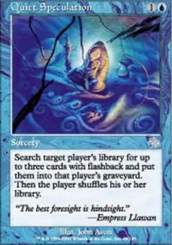 Hero Deal, English - 4 x MTG Quiet Speculation Judgment - Image 1
