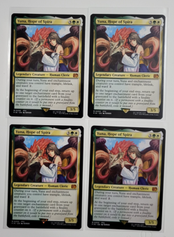 Magic MTG Final Fantasy Yuna, Hope of Spira x4 Playset Mythic Rare Non Foil - Image 1
