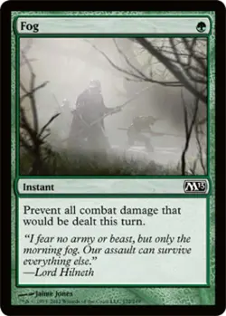 Fog - Light Play MTG Magic 2013 Core Set - Image 1
